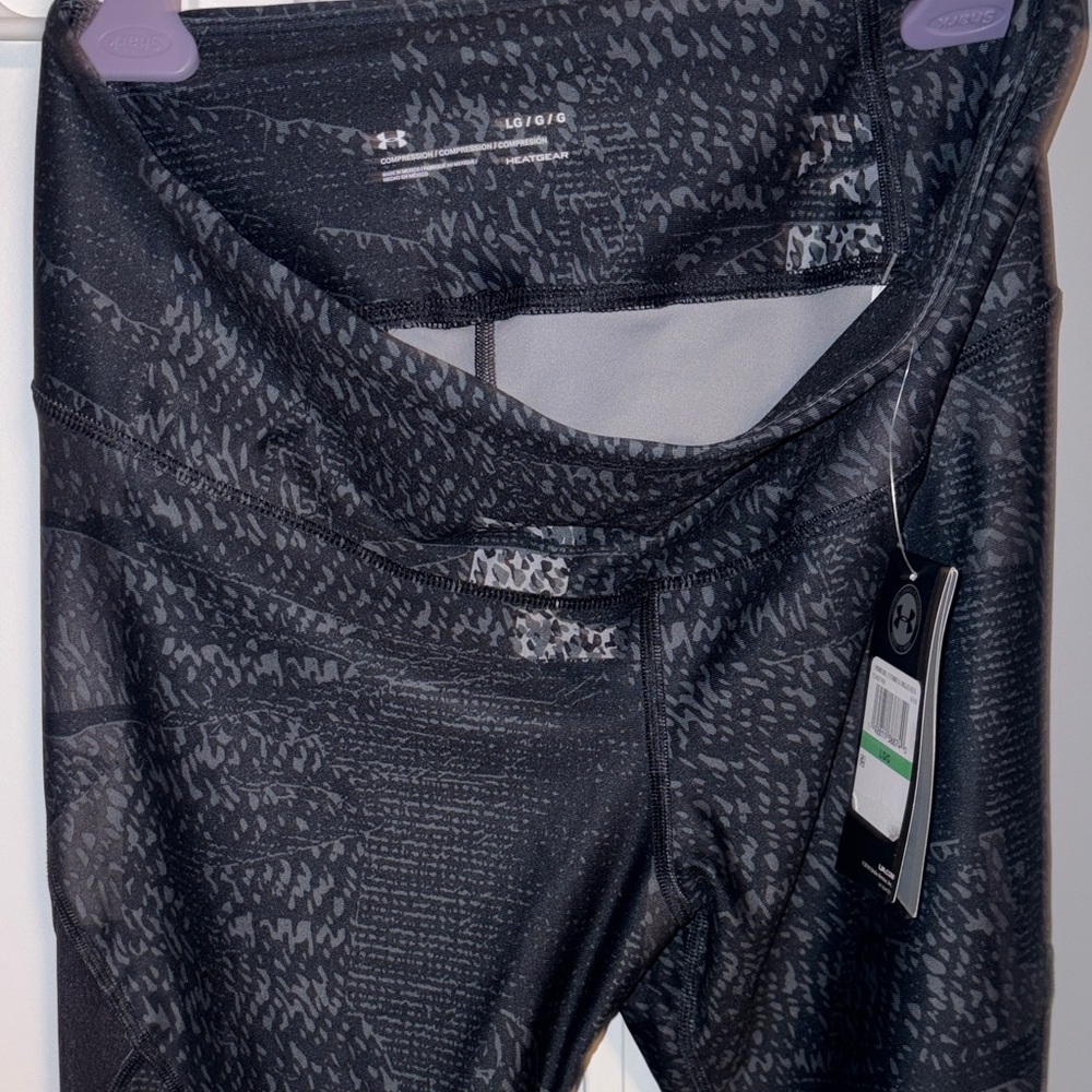 Under Armour Black Textured Leggings